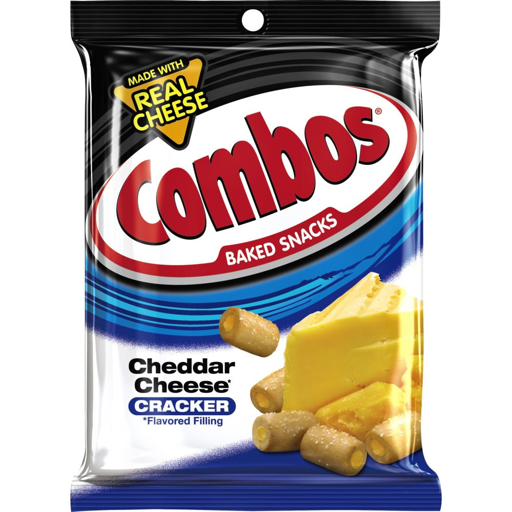 Combos Cheddar Cheese Cracker Combo Snack; 6.3 Ounces; 12 Per Case - High Mart Wholesale