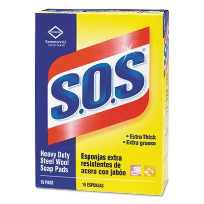 Cloroxpro Sos Commercial Solutions Soap Pads; 15 Count; 12 Per Case