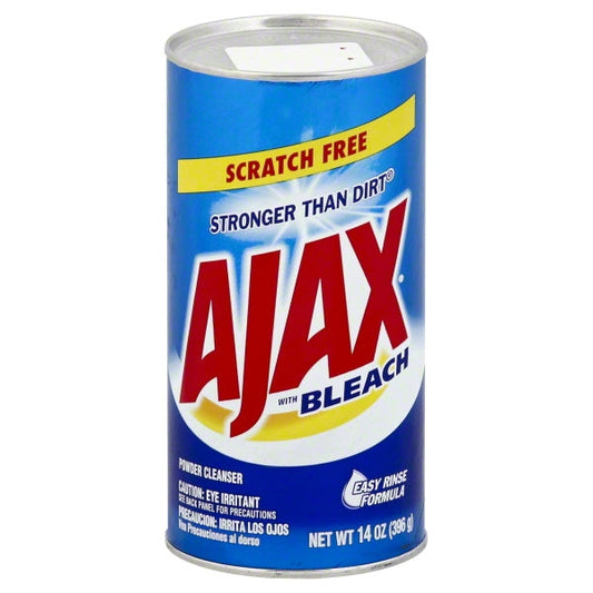 Ajax Scouring Cleanser With Bleach; 14 Ounces; 24 Per Case