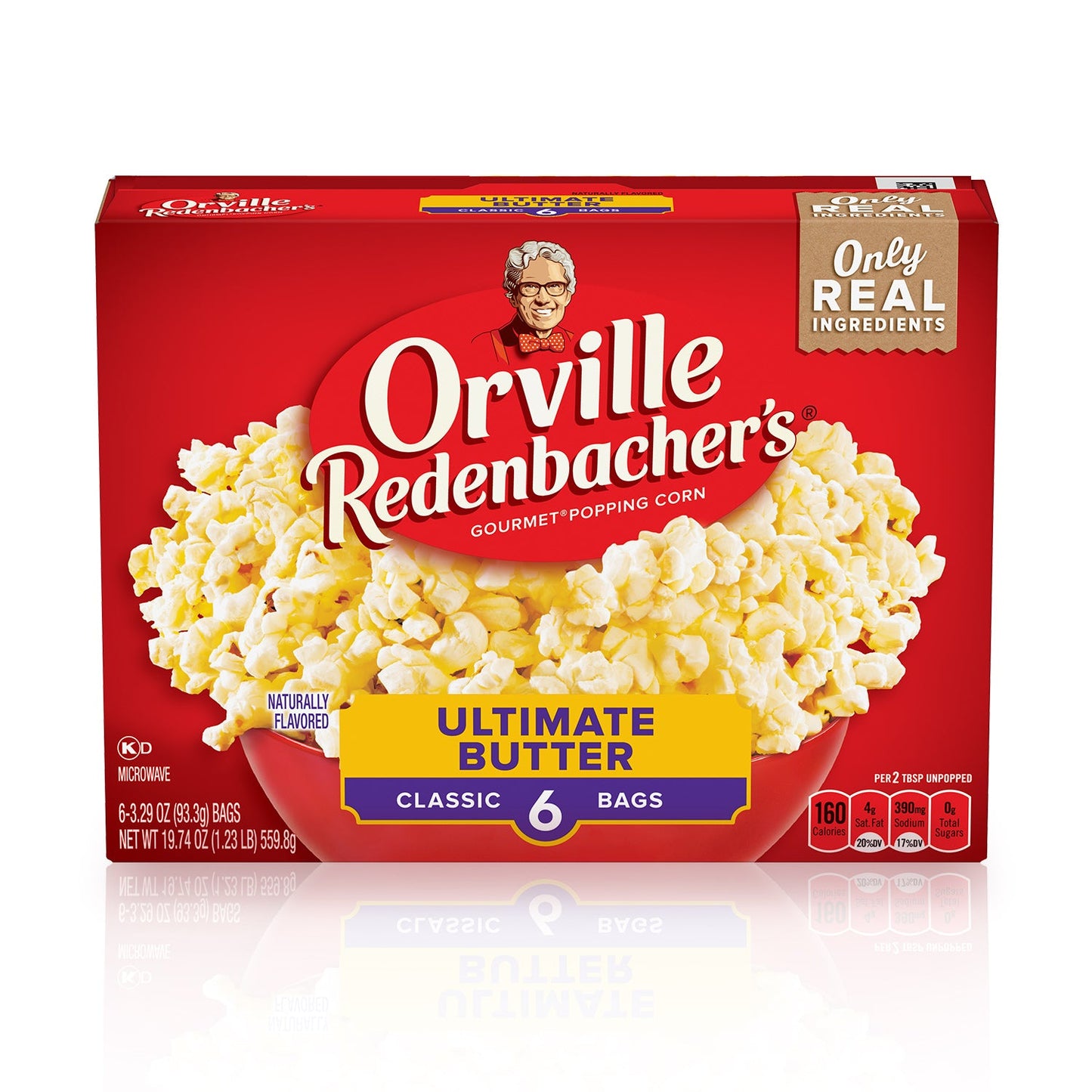 Orville Redenbachers Ultimate Butter; 19.74 Ounces; 6 Per Case