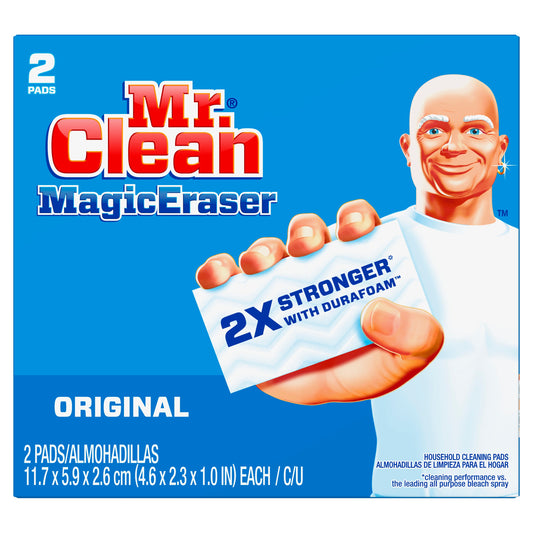 Mr. Clean 2X Strong With Durafoam Original Magic Eraser; 2 Count; 12 Per Case
