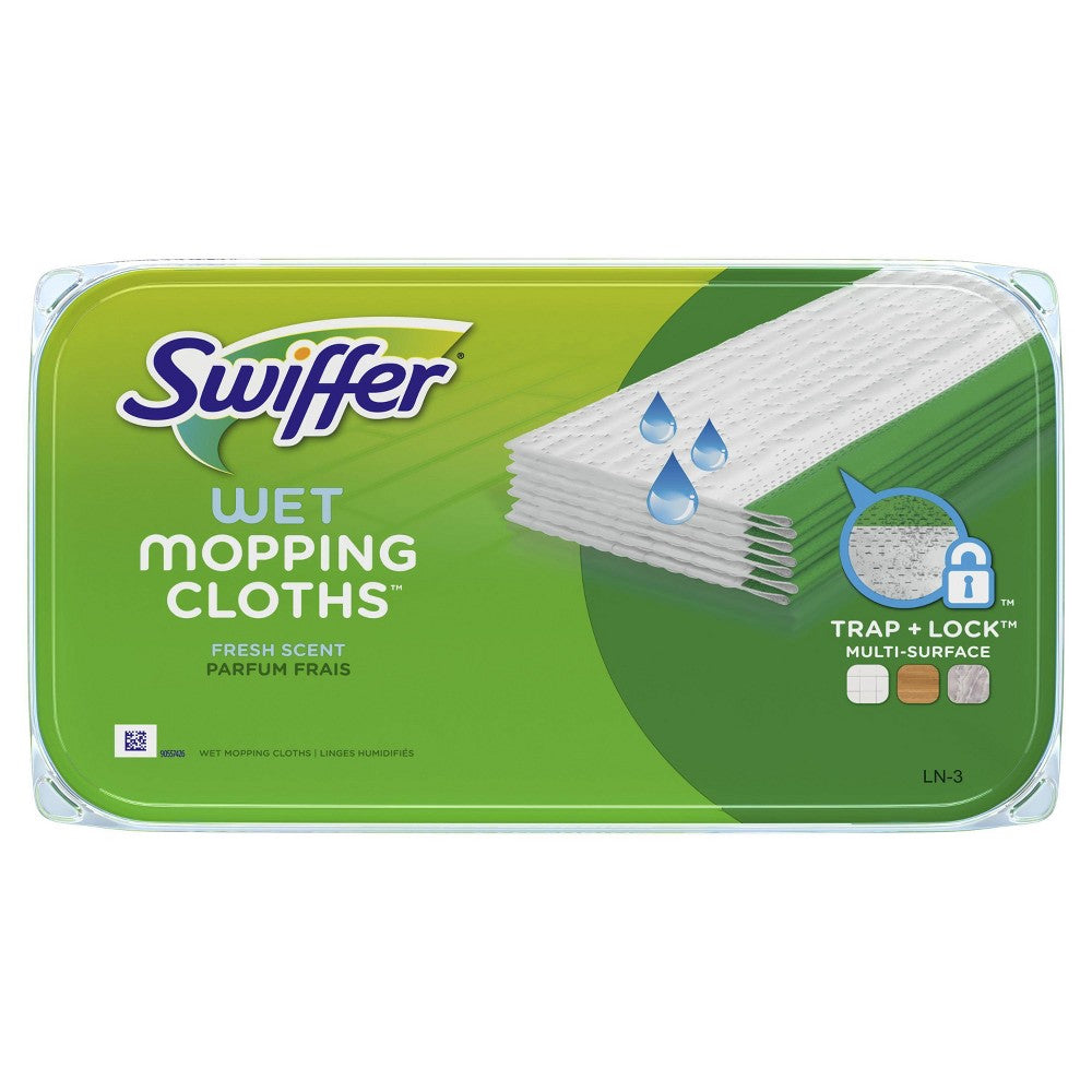 Swiffer Swiffer Sweeper Base Dispenser Wet Cloths; 12 Count; 12 Per Case