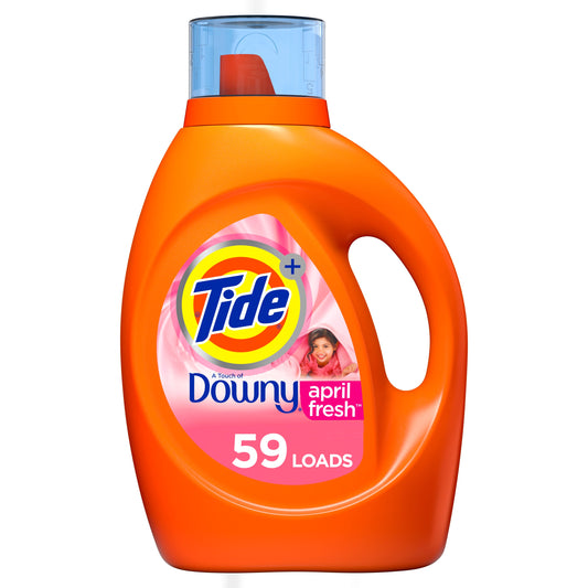 Tide Tide Liquid Touch Of Downy April Fresh; 92 Fluid Ounces; 4 Per Case