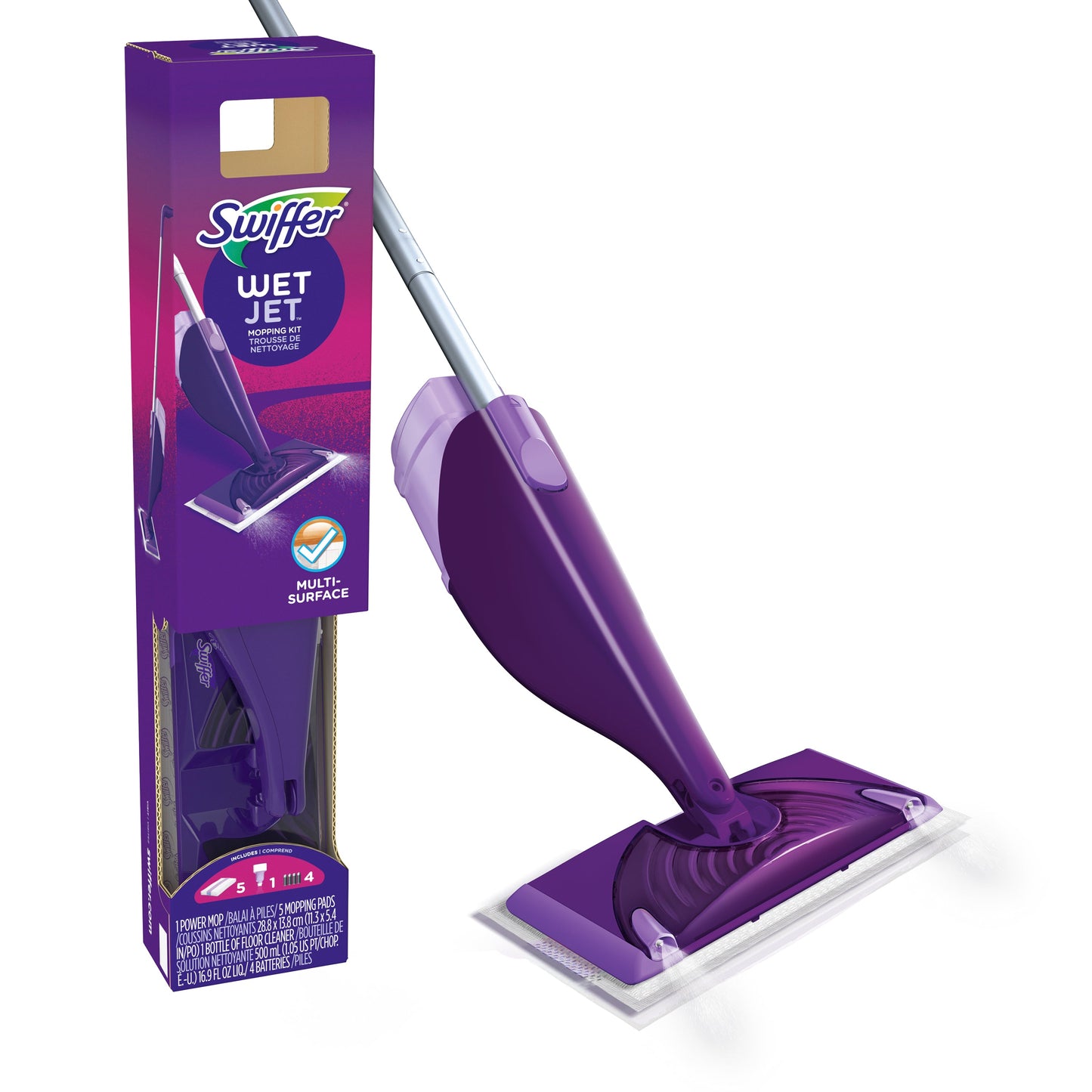 Swiffer Wet Jet Starter Kit Floorstand; 6 Count; 1 Per Case