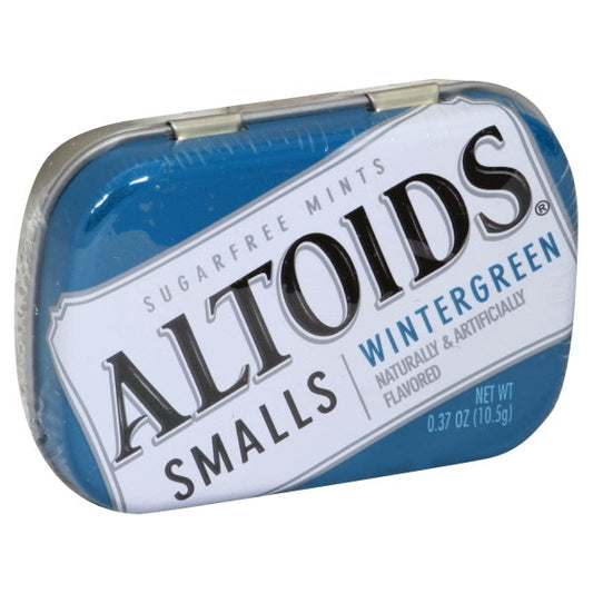 Altoids Smalls Sugar Free Wintergreen; 0.37 Ounces; 9 Per Box; 12 Per Case