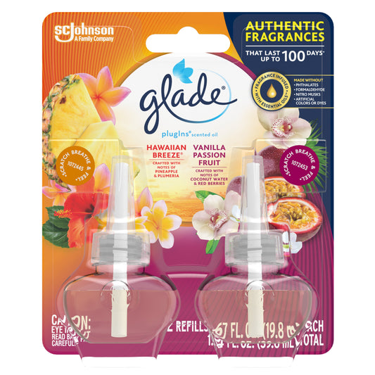 Glade Plug-In Scented Oil Hawaiian Breeze; 1.34 Fluid Ounces; 6 Per Case - High Mart Wholesale