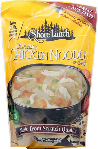Shore Lunch Chicken Noodle Soup Mix; 9.2 Ounces; 6 Per Case