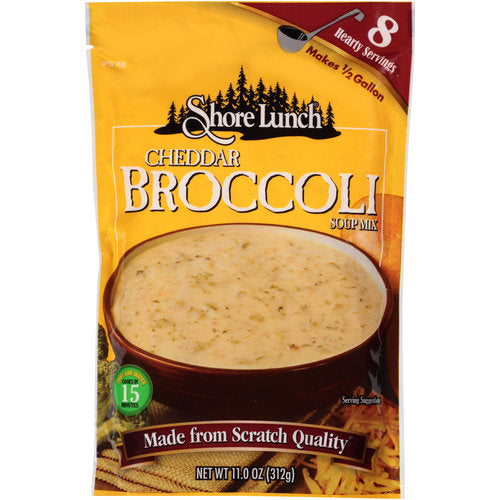 Shore Lunch Cheddar & Broccoli Soup Mix; 11 Ounces; 6 Per Case