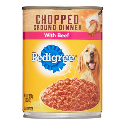 Pedigree Chopped Beef; 13.2 Ounces; 12 Per Case