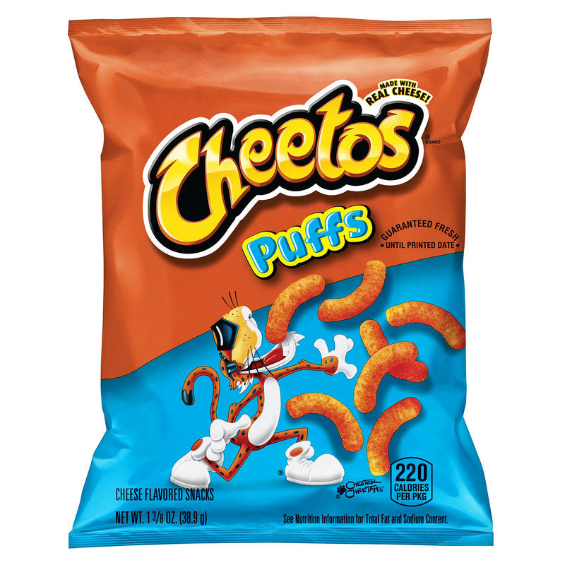 Cheetos Jumbo Puffs Cheese Flavored Snack; 1.375 Ounce; 64 Per Case