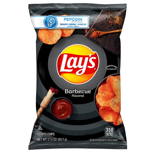 Lay's Bbq Potato Chips; 2.25 Ounce; 24 Per Case