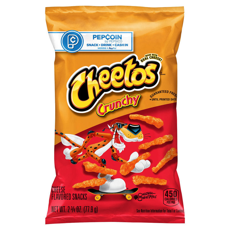 Cheetos Crunchy Cheese Flavored Snack; 2.75 Ounce; 32 Per Case