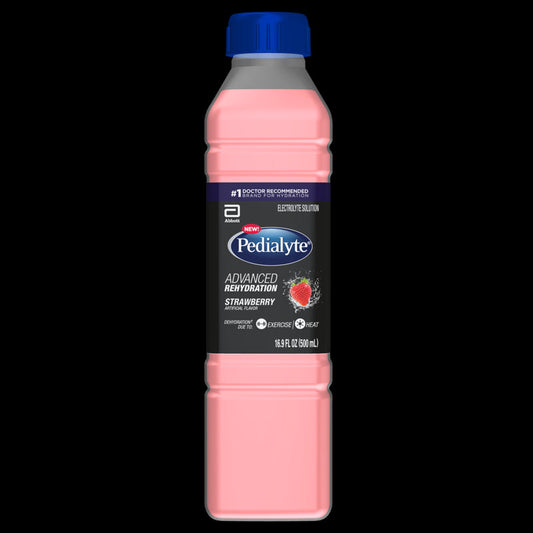 Pedialyte Strawberry Flavored Electrolyte Solution; 500 Milliliter; 12 Per Case - High Mart Wholesale