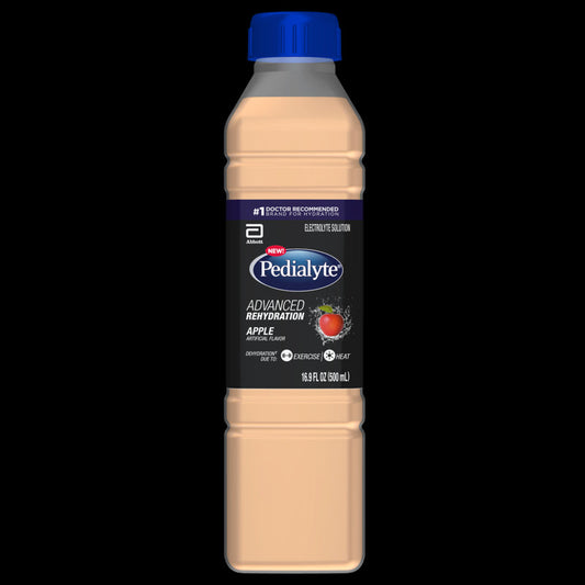 Pedialyte Apple Flavored Electrolyte Solution; 500 Milliliter; 12 Per Case - High Mart Wholesale