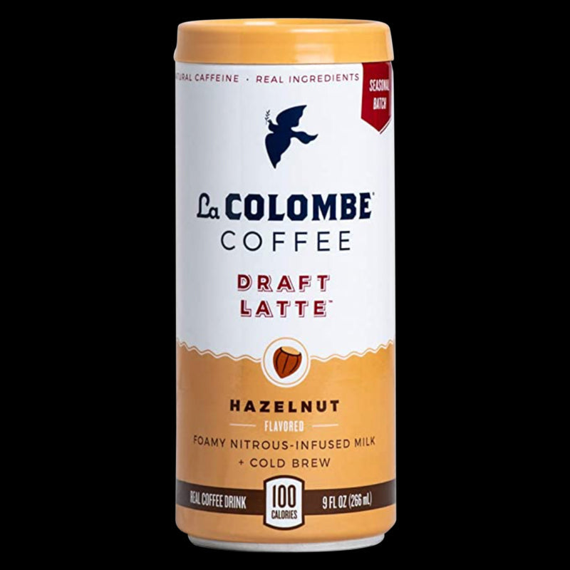 La Colombe Draft Latte Hazelnut; 9 Fluid Ounces; 12 Per Case - High Mart Wholesale