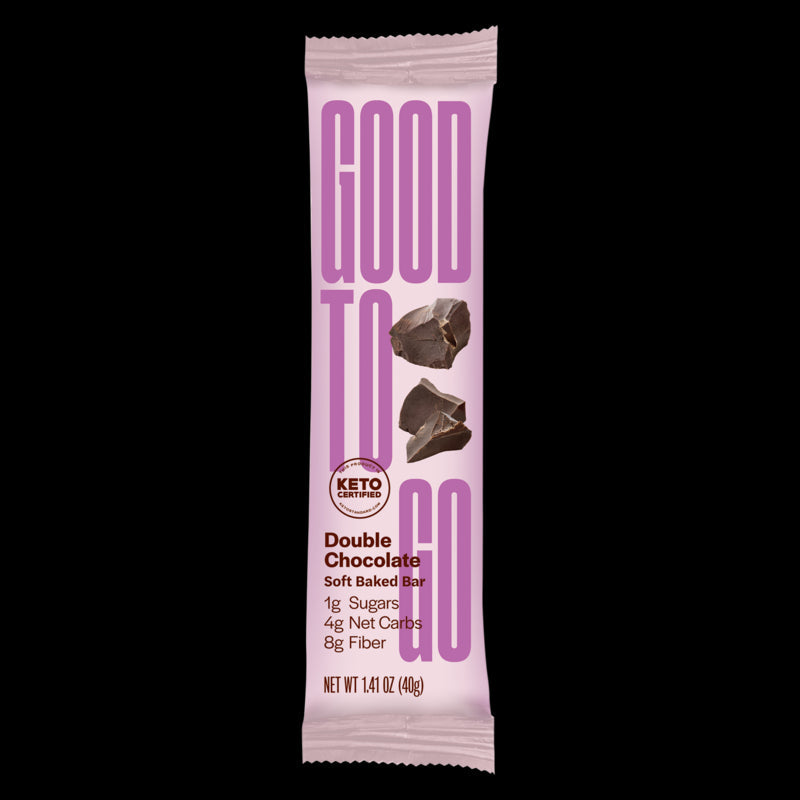 Good To Go Keto Double Chocolate Snack Bars; 1 Count; 9 Per Box; 9 Per Case - High Mart Wholesale