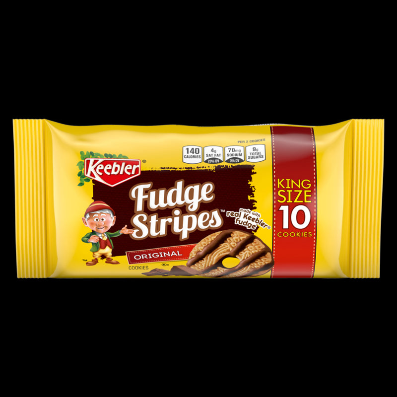 Keebler Fudge Stripe; 4.75 Ounce; 10 Per Box; 8 Per Case