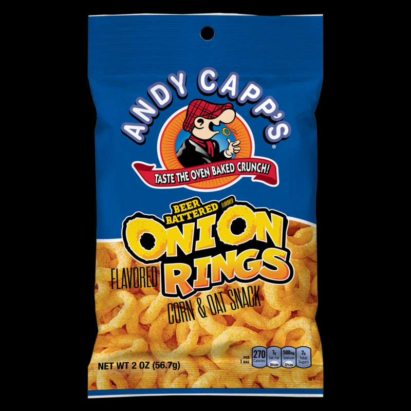 Andy Capp Beer Battered Onion Rings Baked; 2 Ounces; 12 Per Case