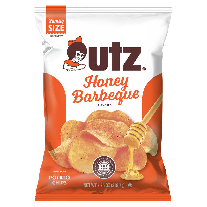 Utz Honey Barbeque Potato Chip; 7.75 Ounces; 8 Per Case - High Mart Wholesale