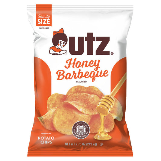 Utz Honey Barbeque Potato Chip; 7.75 Ounces; 8 Per Case - High Mart Wholesale