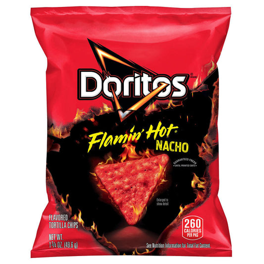 Doritos Tortilla Chips Flamin Hot; 1.75 Ounce; 64 Per Case