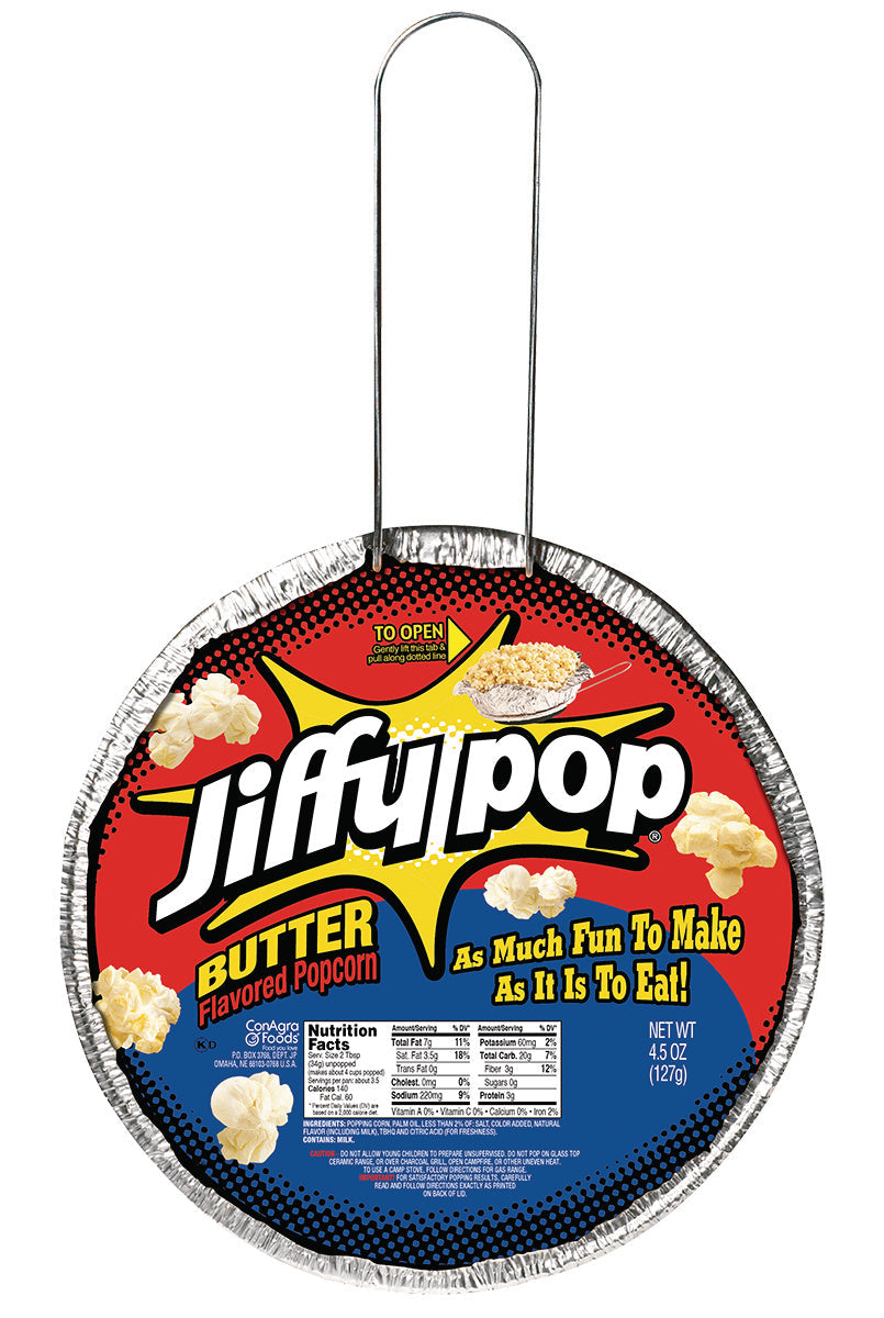 Jiffy Pop Butter Popcorn; 4.5 Ounces; 24 Per Case - High Mart Wholesale