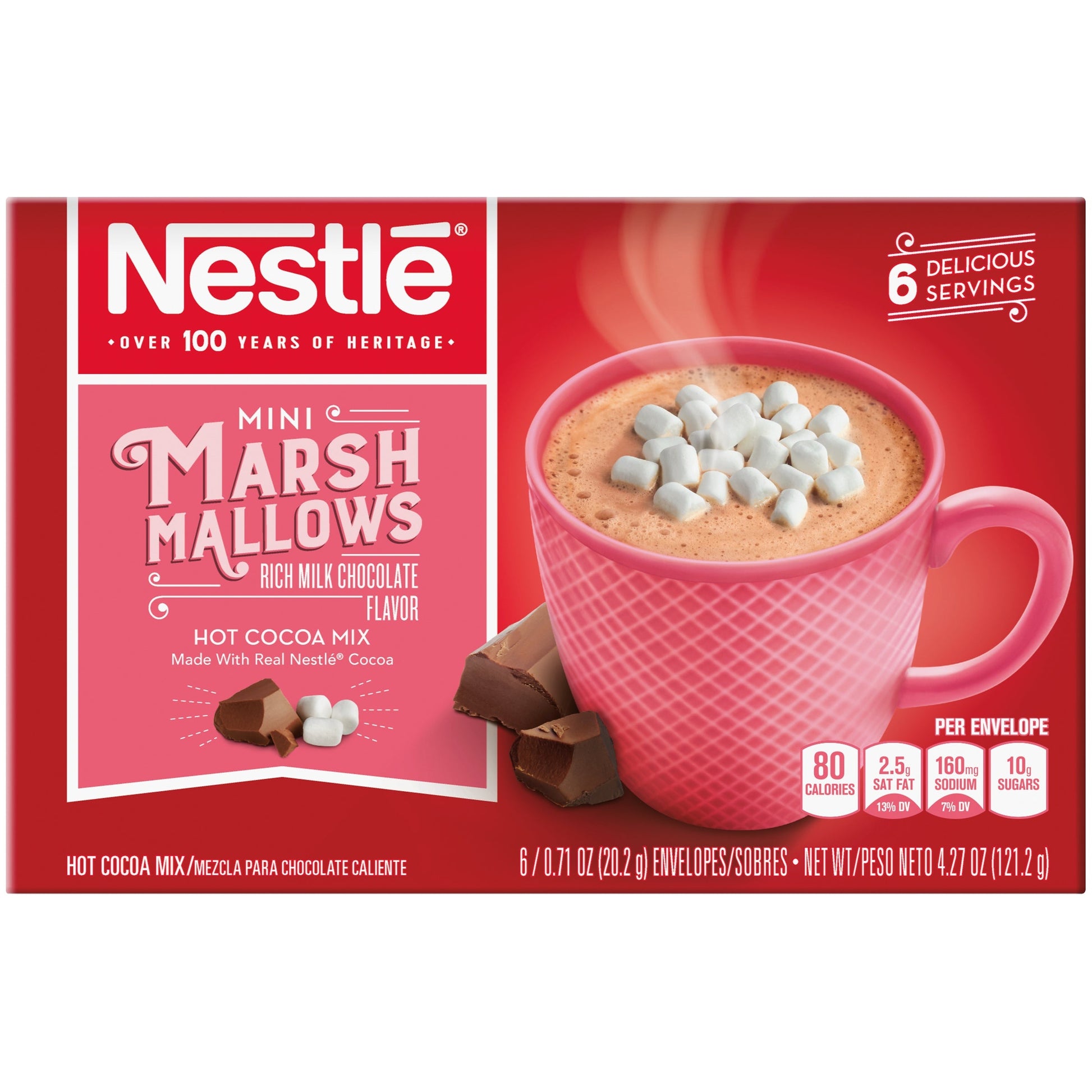 Nestle Hot Cocoa Mix Hot Cocoa Mix Mini Marshmallow; 4.27 Ounces; 12 Per Case - High Mart Wholesale