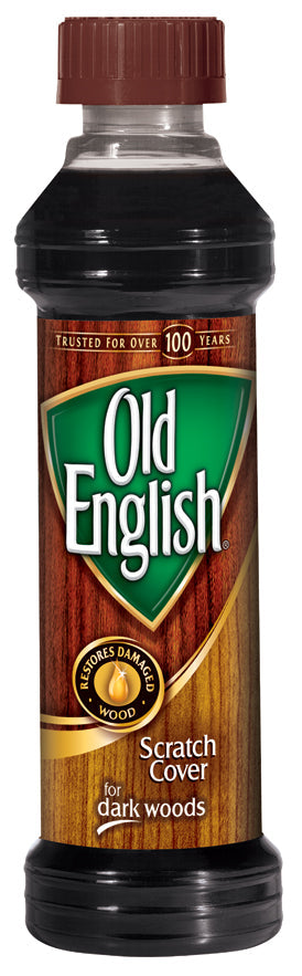 Old English Scratch Cover Dark Wood; 8 Fluid Ounces; 6 Per Case - High Mart Wholesale