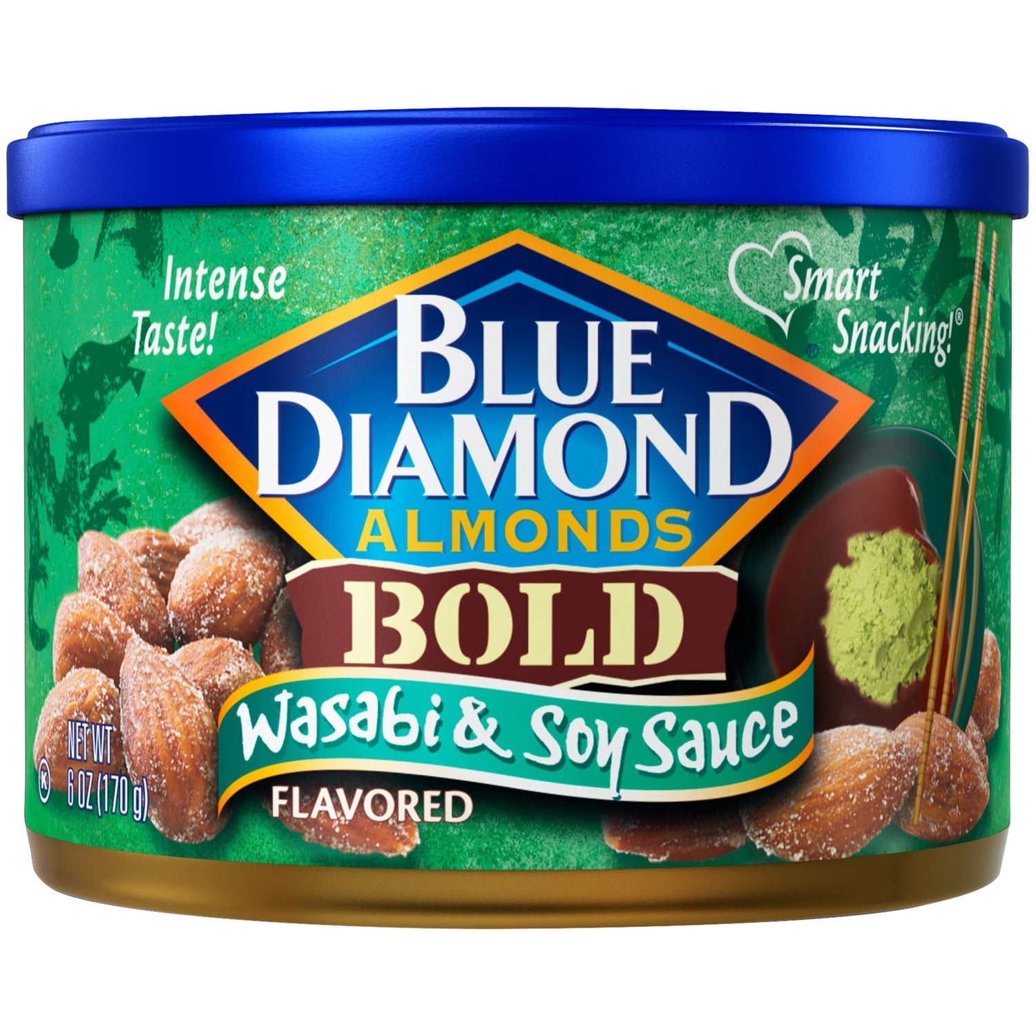 Blue Diamond Almonds Almonds Wasabi & Soy Sauce 6 Oz; 6 Ounces; 12 Per Case - High Mart Wholesale