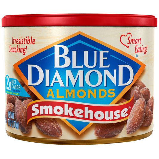 Blue Diamond Almonds Smokehouse 6Oz; 6 Ounces; 12 Per Case - High Mart Wholesale