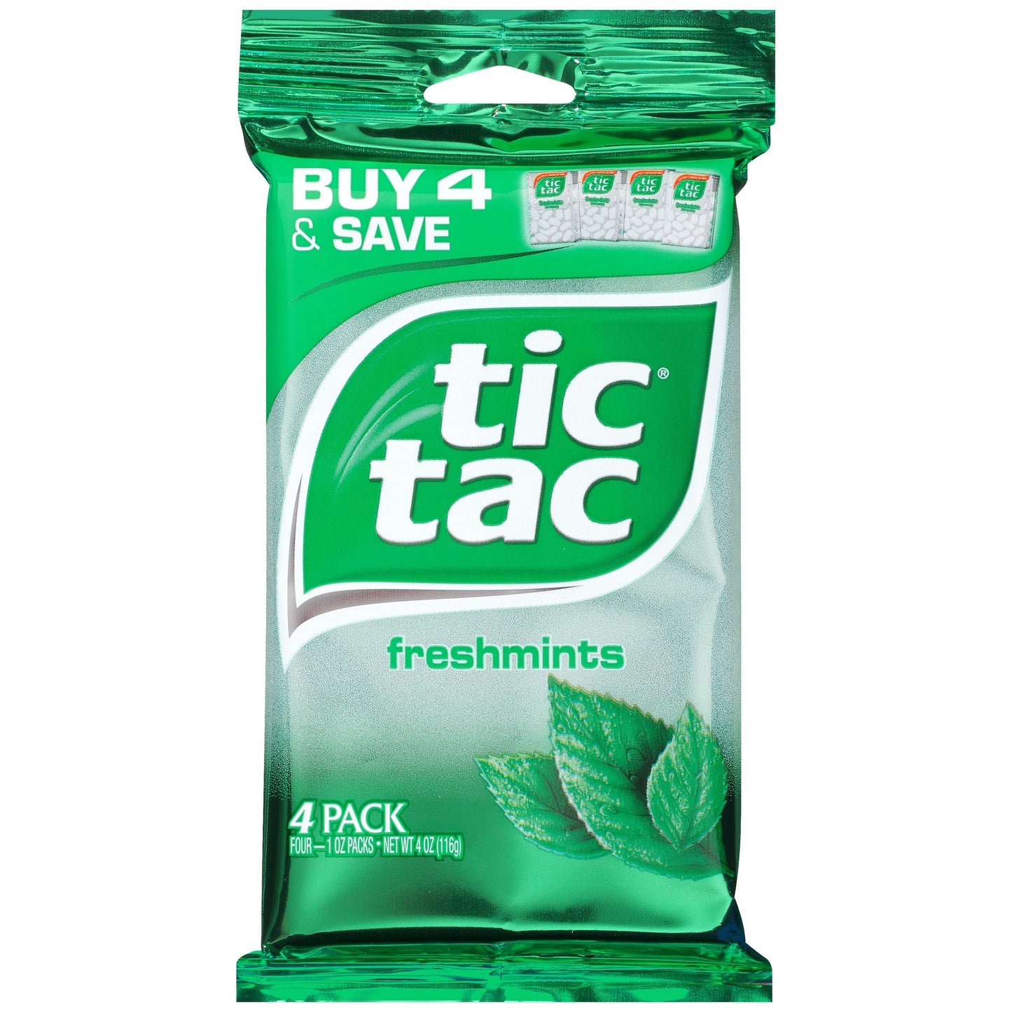 Tic Tac Candy Big Pack Freshmint; 4 Ounce; 12 Per Box; 2 Per Case