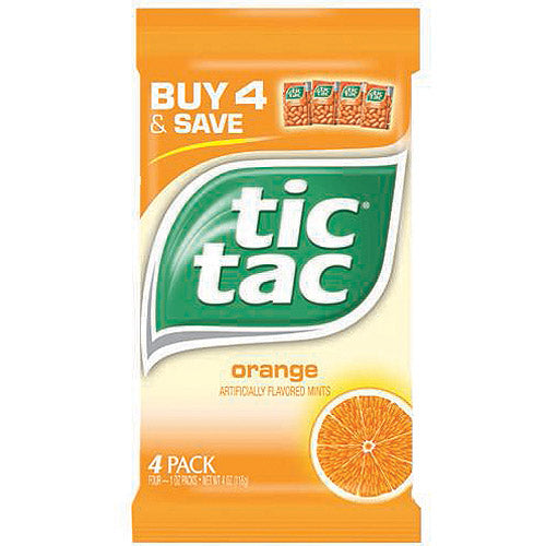 Tic Tac Candy Big Pack Orange; 4 Ounce; 12 Per Box; 2 Per Case