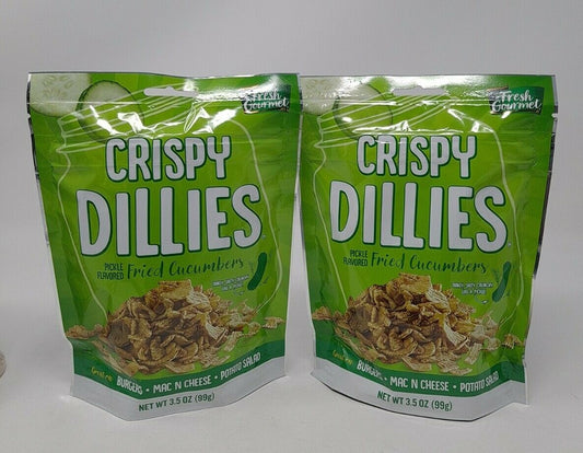 Fresh Gourmet Crispy Dilly Bags; 3.5 Ounces; 12 Per Case - High Mart Wholesale