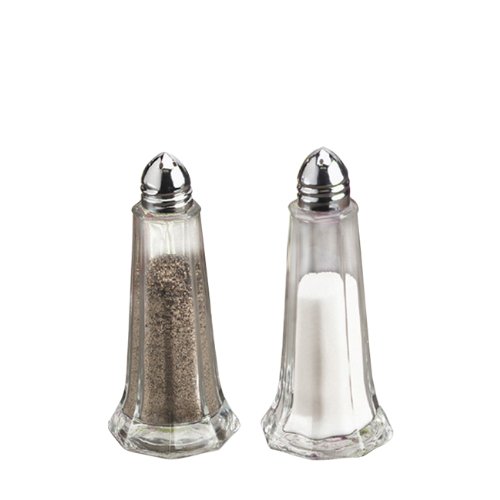 Tablecraft 1 Ounce Eiffel Tower Salt And Pepper Chrome Top Shaker; 12 Count; 4 Per Case - High Mart Wholesale