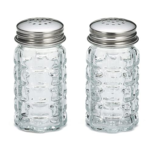 Tablecraft 1.5 Ounce Nostalgia Stainless Steel Top Shaker; 24 Each; 1 Per Case - High Mart Wholesale