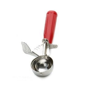 Tablecraft Thumb Press Disher Red Size 24; 36 Each; 1 Per Case - High Mart Wholesale