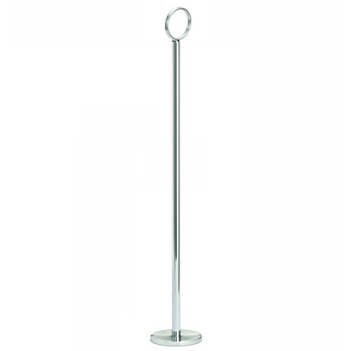 Tablecraft Number Stand Flat Bottom Chrome Plated; 1 Each - High Mart Wholesale