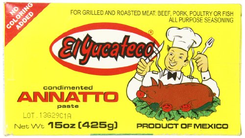 El Yucateco Achiote/Annatto Paste Block; 15 Ounces; 12 Per Case - High Mart Wholesale