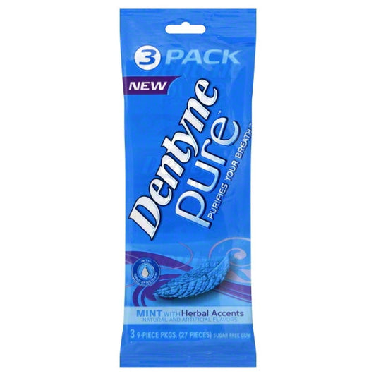 Dentyne Gum Pure With Herbal Accents Multi-Pack; 27 Count; 20 Per Case