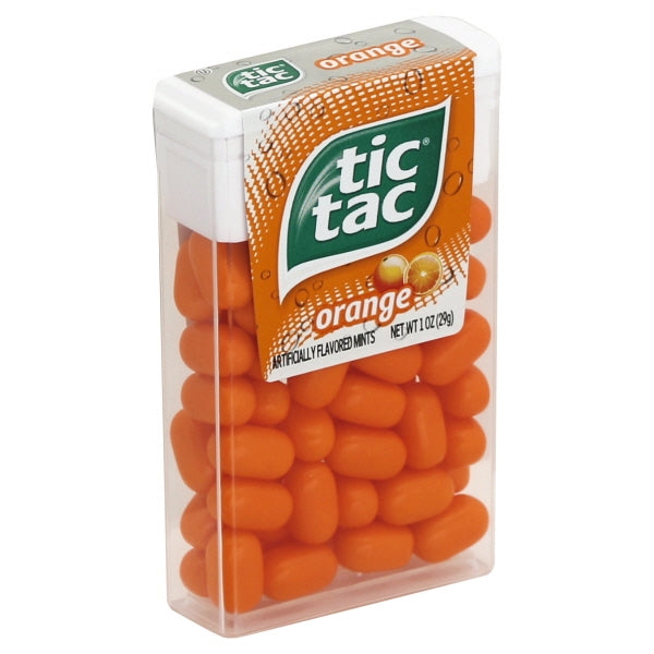 Tic Tac Candy Big Pack Orange; 1 Ounces; 12 Per Box; 24 Per Case