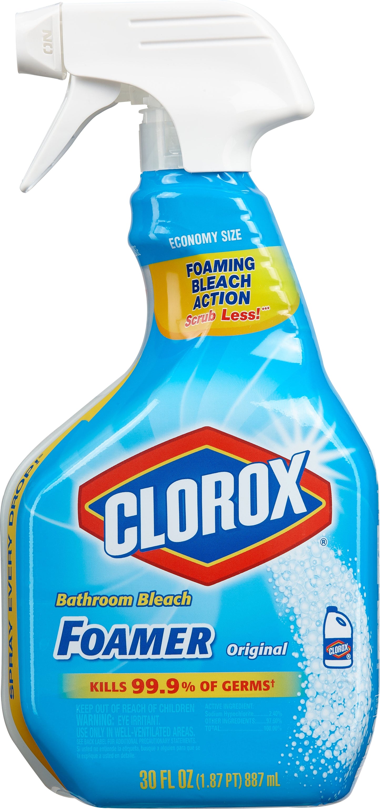 Clorox Bleach Foamer Bathroom; 30 Fluid Ounces; 9 Per Case - High Mart Wholesale