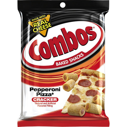 Combos Pepperoni Cracker Combo Snack; 6.3 Ounces; 12 Per Case - High Mart Wholesale