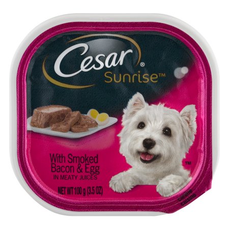 Cesar Dog Food Smoked Bacon & Egg; 3.5 Ounce; 24 Per Case