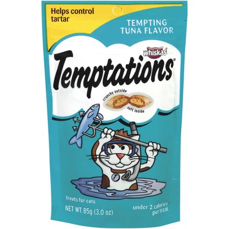 Whiskas Temptations Tempting Tuna Flavor; 3 Ounce; 12 Per Case