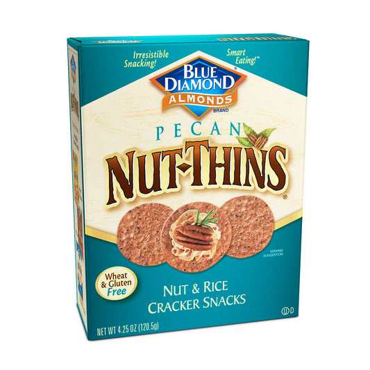 Blue Diamond Pecan Crackers 4.25Oz; 4.25 Ounces; 12 Per Case - High Mart Wholesale