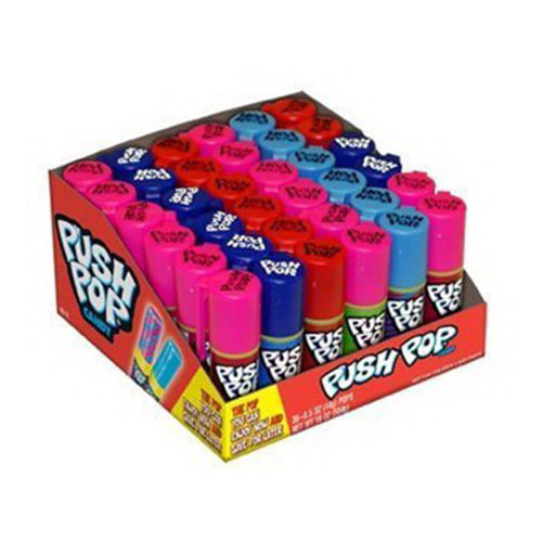Push Pops Display Box; 0.5 Ounce; 24 Per Box; 24 Per Case