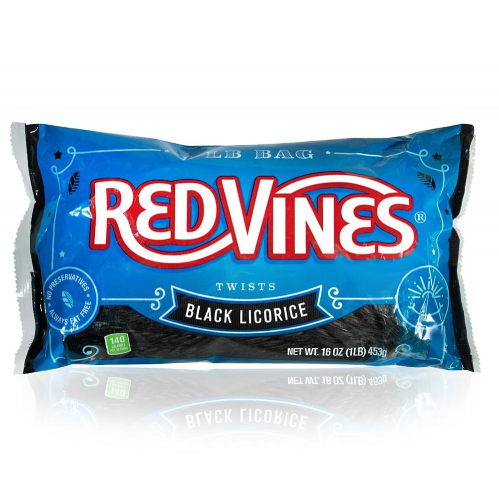 Red Vines Twists Black Licorice; 16 Ounces; 12 Per Case - High Mart Wholesale
