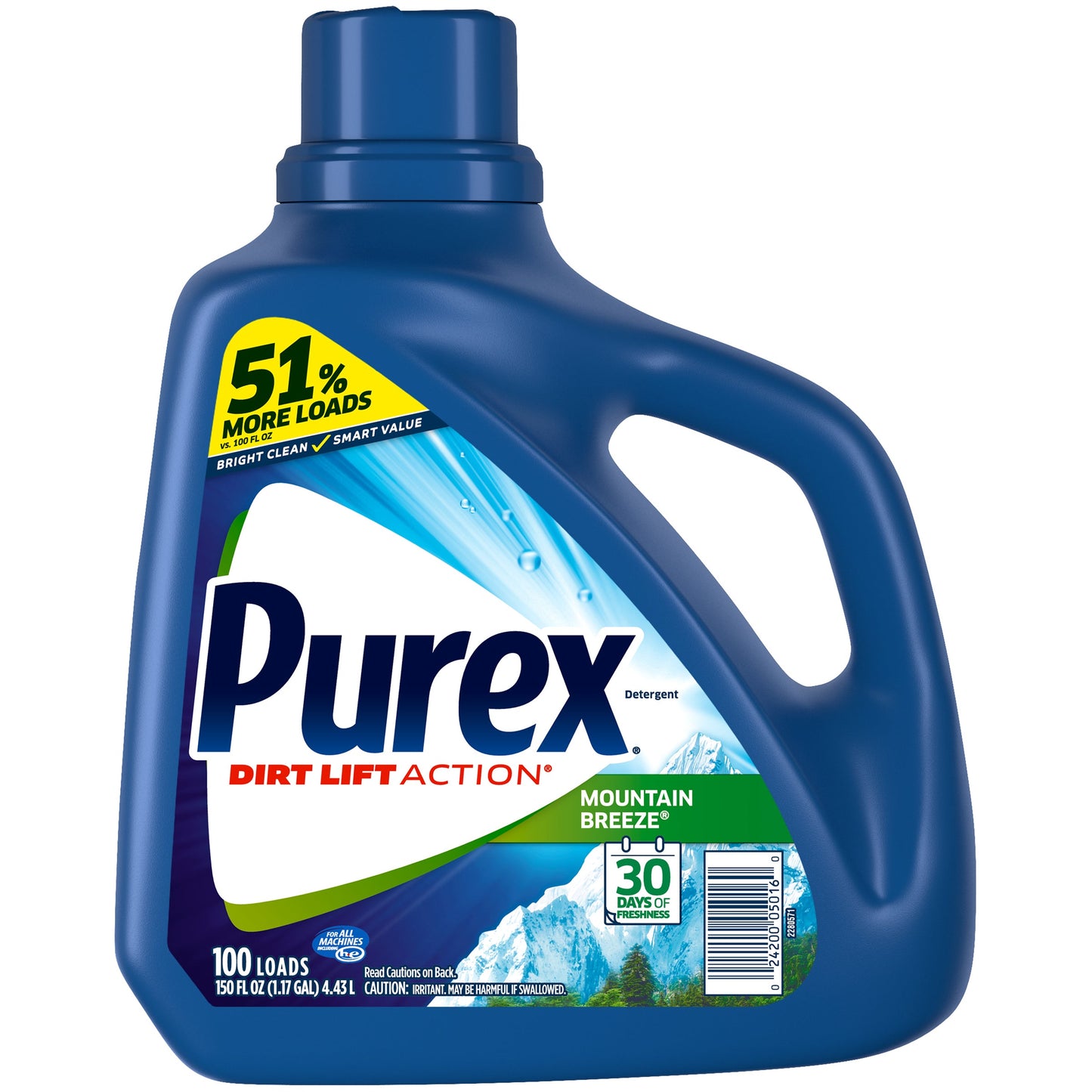 Purex Liquid Detergent Mountain Breeze; 150 Ounces; 4 Per Case