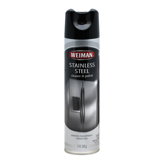 Weiman Products Stainless Steel Clean & Polish; 12 Ounce; 6 Per Case - High Mart Wholesale