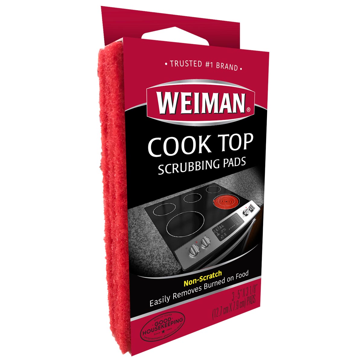 Weiman Products Cook Top Scrubbing Pad; 3 Count; 6 Per Case - High Mart Wholesale